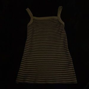 grunge, striped cami/tank top :)